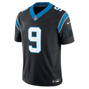 Bryce young carolina panthers nike vapor f.u.s.e. limited jersey Black M