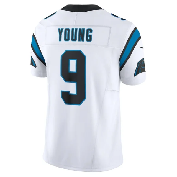 Bryce young carolina panthers nike vapor f.u.s.e. limited jersey White L