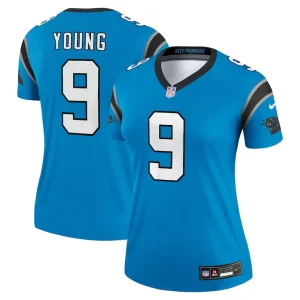 Bryce young carolina panthers nike womens alternate legend player performance top Blue