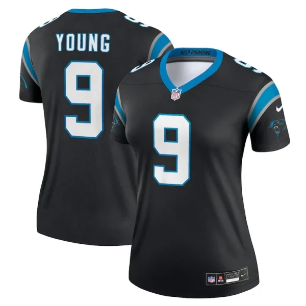 Bryce young carolina panthers nike womens legend player performance top Black