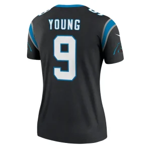 Bryce young carolina panthers nike womens legend player performance top Black L
