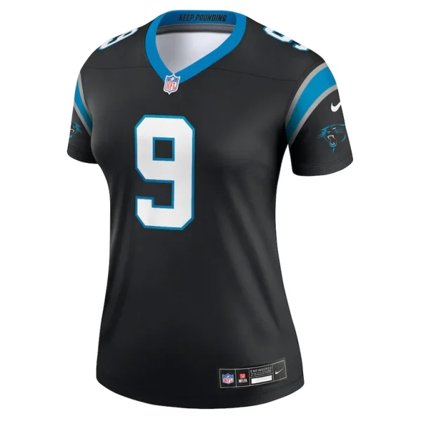 Bryce young carolina panthers nike womens legend player performance top Black M