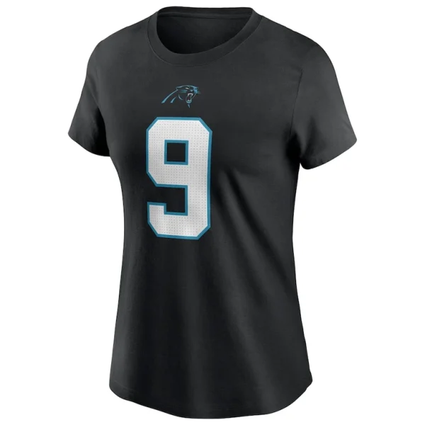 Bryce young carolina panthers nike womens player name number t shirt Black M