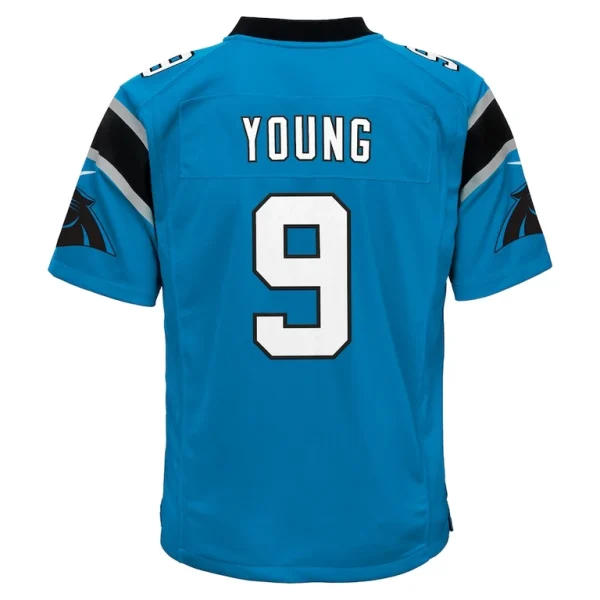 Bryce young carolina panthers nike youth game jersey Blue Yth L