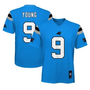 Bryce young carolina panthers youth replica player jersey Blue