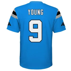 Bryce young carolina panthers youth replica player jersey Blue Yth L