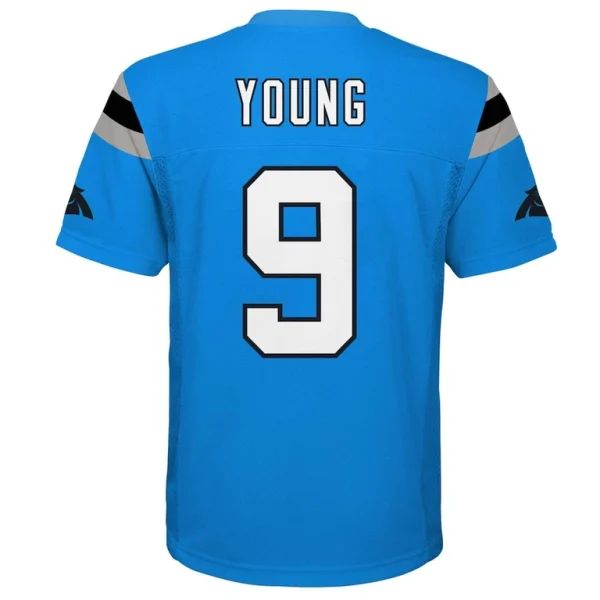 Bryce young carolina panthers youth replica player jersey Blue Yth L