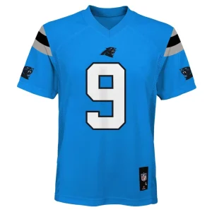 Bryce young carolina panthers youth replica player jersey Blue Yth M