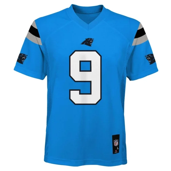 Bryce young carolina panthers youth replica player jersey Blue Yth M