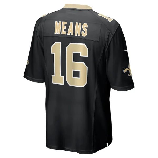 Bub means new orleans saints nike game jersey Black L