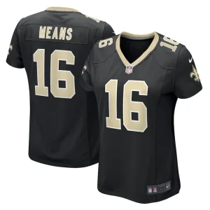 Bub means new orleans saints nike womens game jersey Black