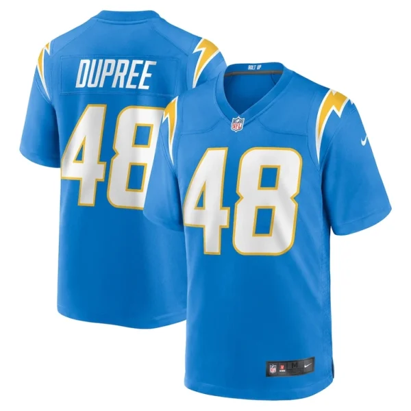 Bud dupree los angeles chargers nike team game jersey Powder blue