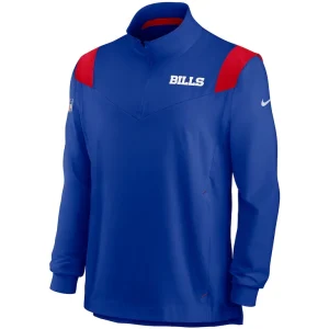 Buffalo bills nike 2021 sideline coaches repel quarter zip jacket Royal M