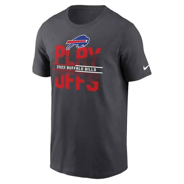 Buffalo bills nike 2022 nfl playoffs iconic t shirt anthracite Multi M