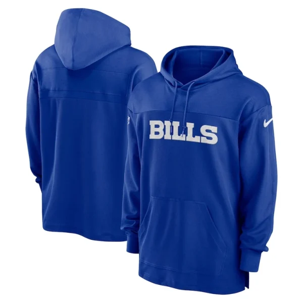 Buffalo bills nike 2023 sideline lightweight performance hooded top Royal