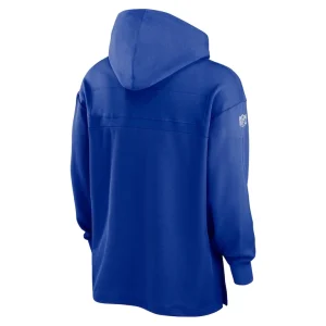 Buffalo bills nike 2023 sideline lightweight performance hooded top Royal L