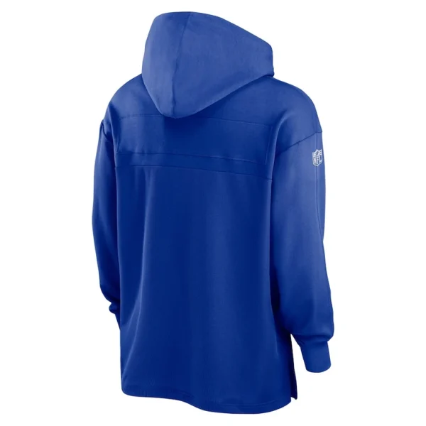 Buffalo bills nike 2023 sideline lightweight performance hooded top Royal L