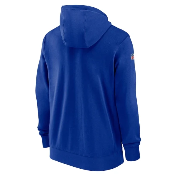 Buffalo bills nike 202324 sideline club full zip hoodie Royal L