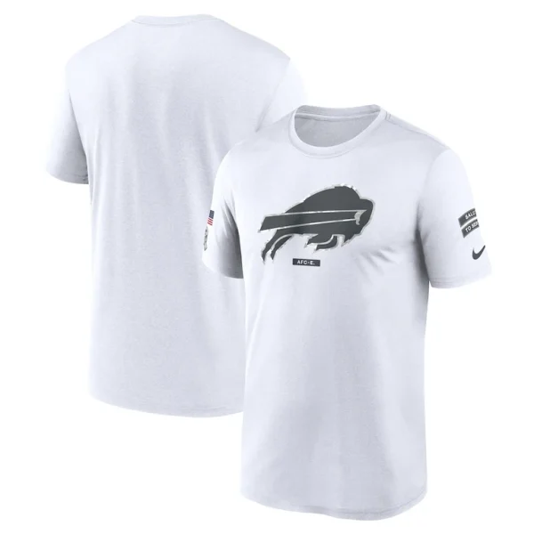 Buffalo bills nike 2024 salute to service legend performance t shirt White
