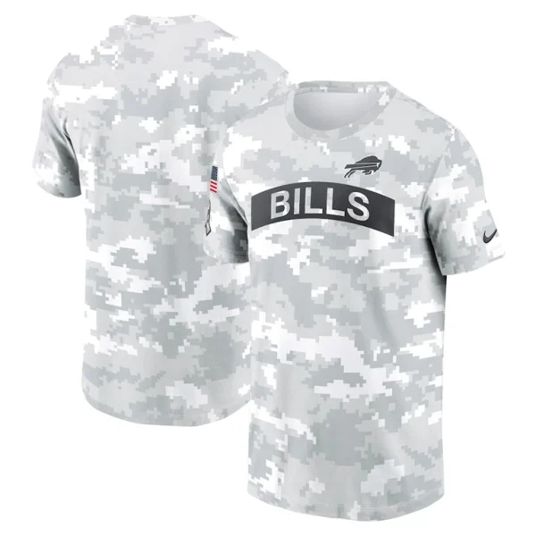 Buffalo bills nike 2024 salute to service performance t shirt Arctic camo