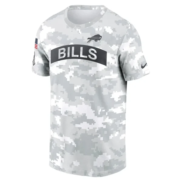 Buffalo bills nike 2024 salute to service performance t shirt Arctic camo M