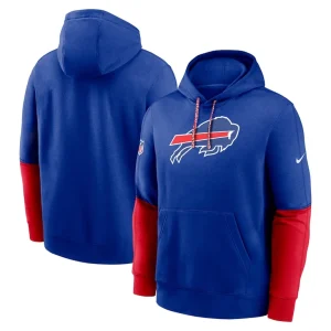 Buffalo bills nike 2024 sideline club pullover hoodie Royal