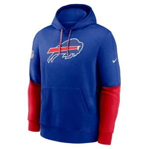 Buffalo bills nike 2024 sideline club pullover hoodie Royal M