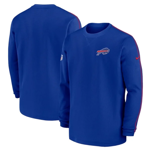 Buffalo bills nike 2024 sideline coaches long sleeve top Royal