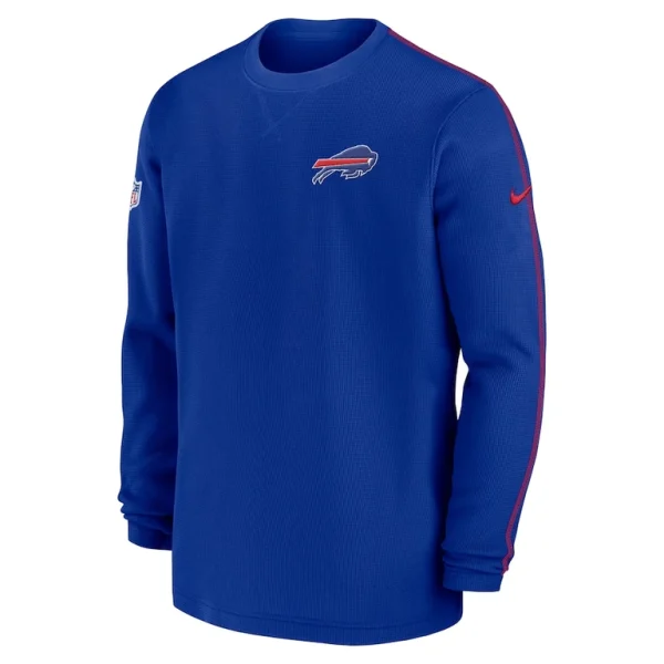 Buffalo bills nike 2024 sideline coaches long sleeve top Royal M