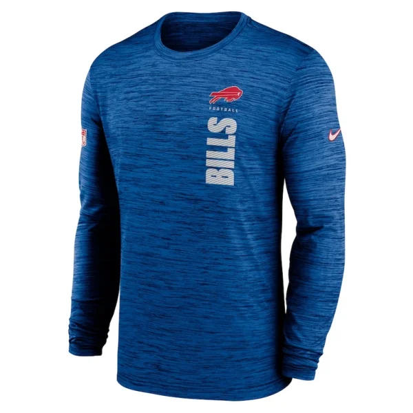 Buffalo bills nike 2024 sideline velocity performance long sleeve t shirt Royal M