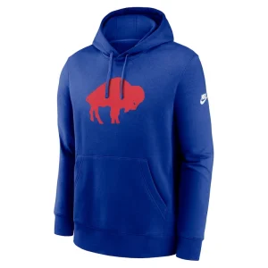 Buffalo bills nike big tall club logo pullover hoodie Royal 2XT