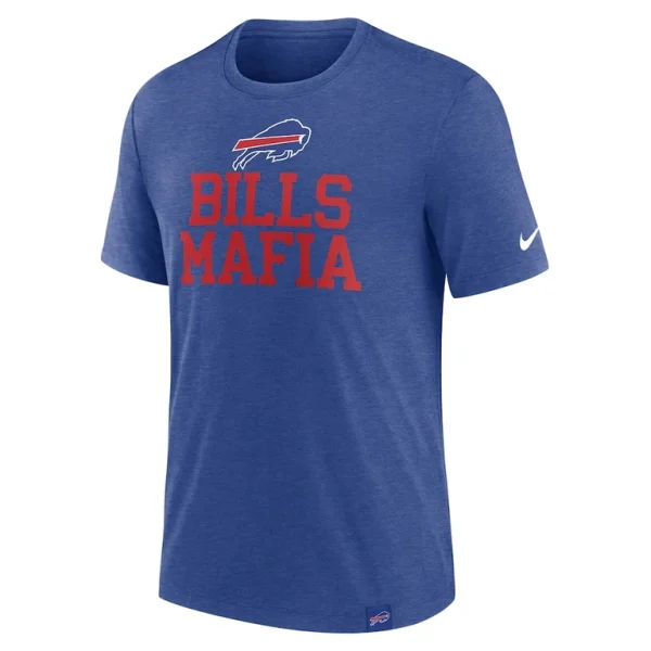 Buffalo bills nike blitz tri blend t shirt Royal M