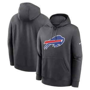 Buffalo bills nike club logo pullover hoodie anthracite Multi