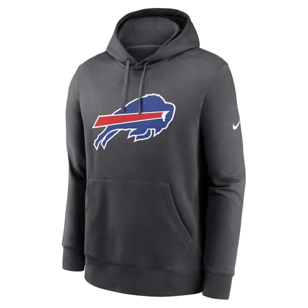Buffalo bills nike club logo pullover hoodie anthracite Multi M