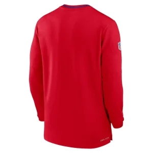 Buffalo bills nike coach half zip sweatshirt Red L