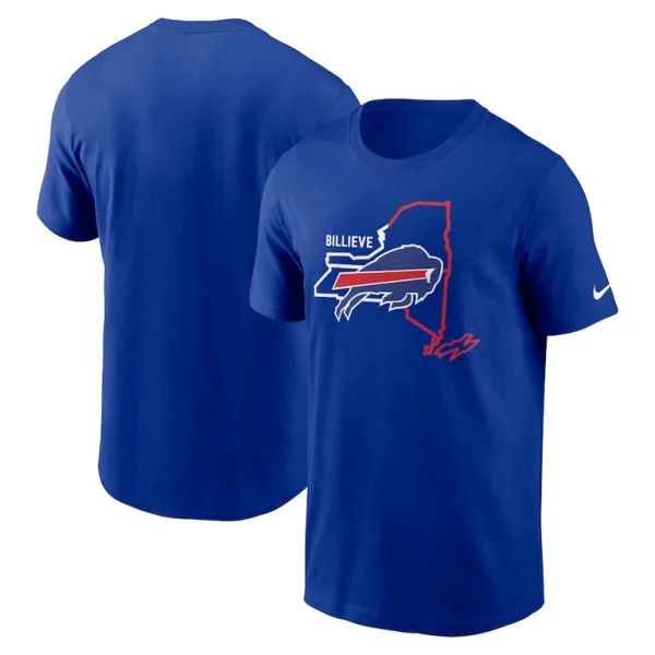 Buffalo bills nike essential local phrase t shirt Royal