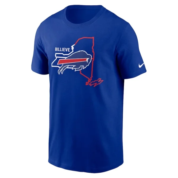 Buffalo bills nike essential local phrase t shirt Royal M