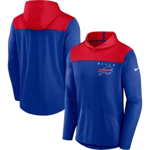 Buffalo bills nike fan gear pullover hoodie Royal