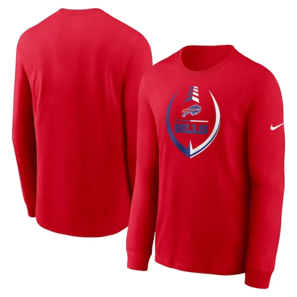 Buffalo bills nike icon legend long sleeve performance t shirt Red