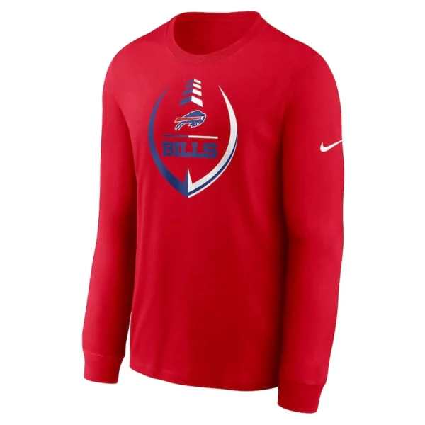 Buffalo bills nike icon legend long sleeve performance t shirt Red M