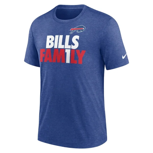 Buffalo bills nike local tri blend t shirt Heathered royal M