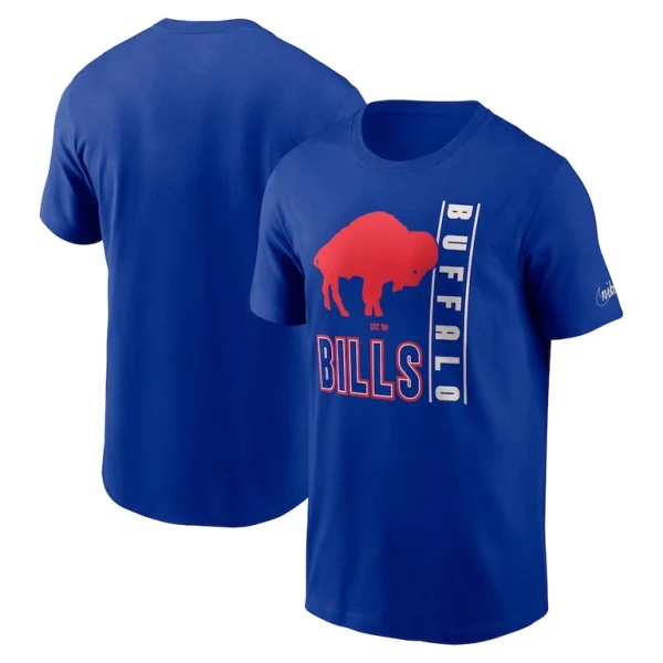 Buffalo bills nike lockup essential t shirt Royal