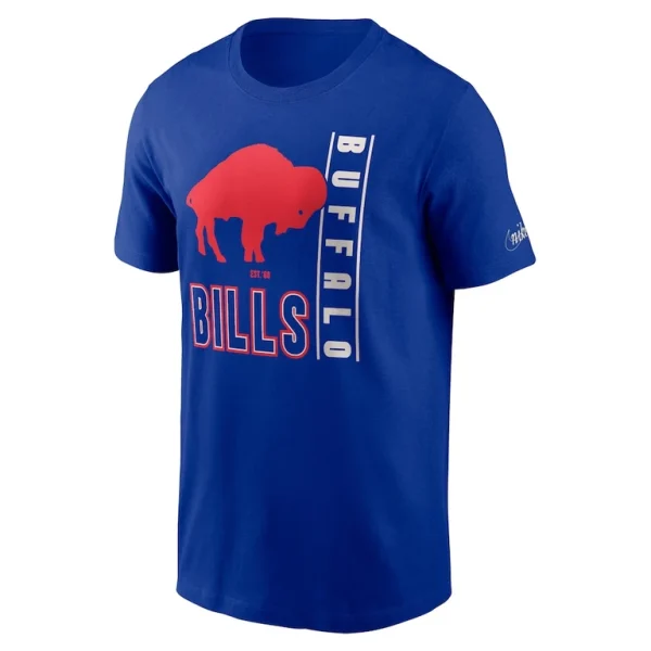 Buffalo bills nike lockup essential t shirt Royal M