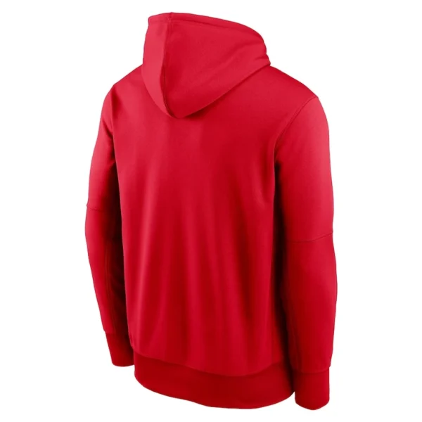 Buffalo bills nike performance fleece pullover hoodie Red L