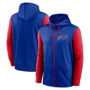 Buffalo bills nike performance full zip hoodie Royal