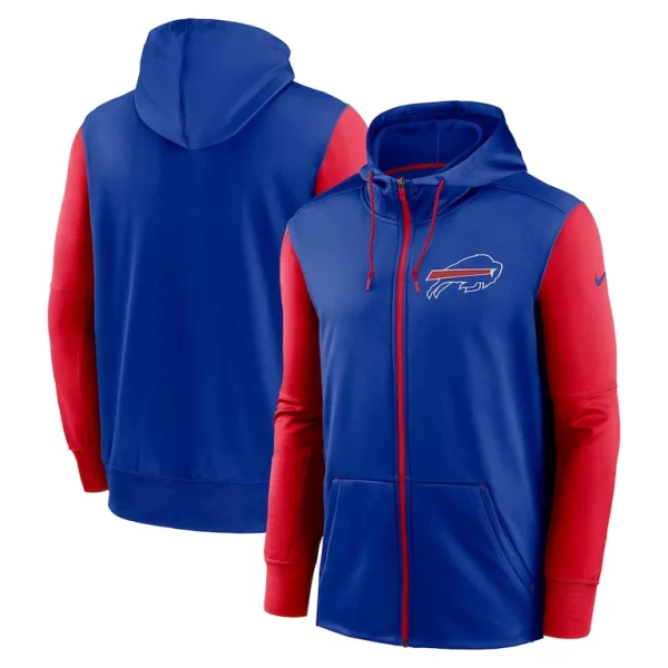 Buffalo bills nike performance full zip hoodie Royal