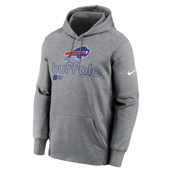 Buffalo bills nike performance pullover hoodie Heather gray M