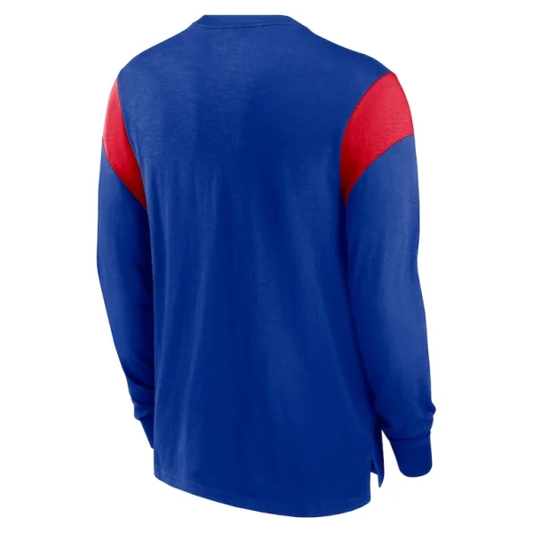 Buffalo bills nike rewind playback helmet long sleeve t shirt Heather royal L