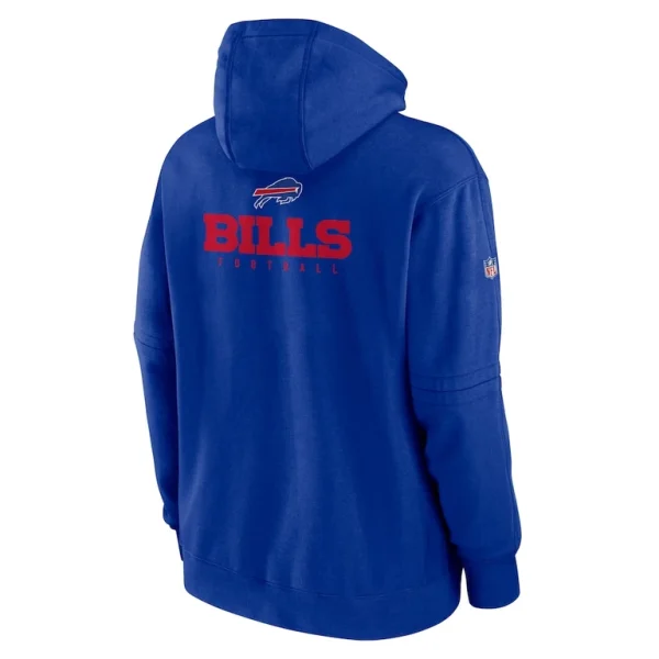 Buffalo bills nike sideline club fleece pullover hoodie Royal L