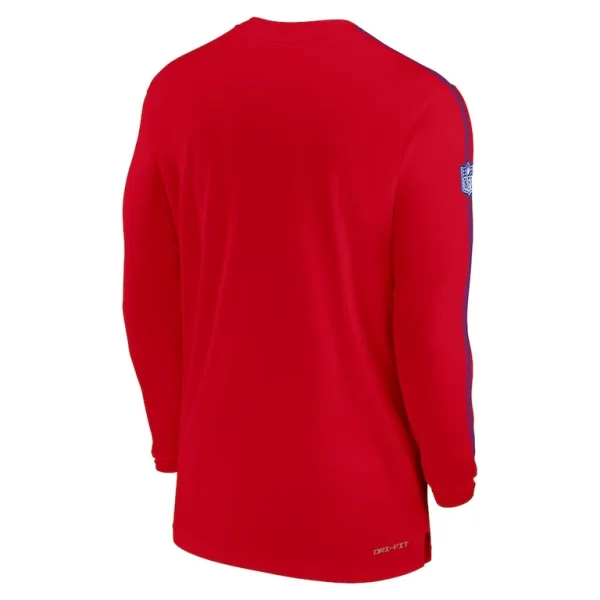 Buffalo bills nike sideline coach uv performance long sleeve t shirt Red L